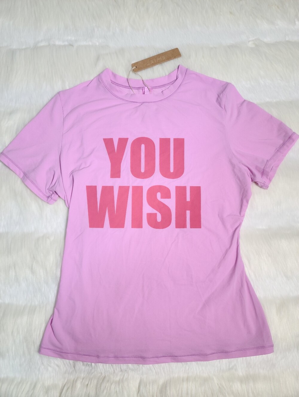 SKIMS Fits Everybody Short Sleeve T-shirt Petal You Wish Women Medium NEW
